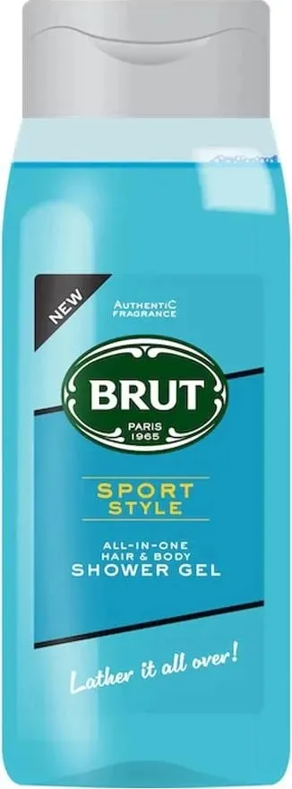 Xhel dushi Brut Sport Style All In One, për trup dhe flokë, 500ml - 1