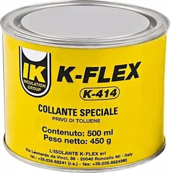Ngjitës izolimi K-FLEX K-414, 0.50 l, për gomë dhe polietilen, transparent