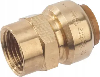 Lidhës rrëshqitës ujësjellësi Pegler Yorkshire FI 18mm 1/2" PUSH, prej bronzi