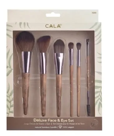 Set brusha për grim Cala Deluxe Bamboo, 6 copë - 1