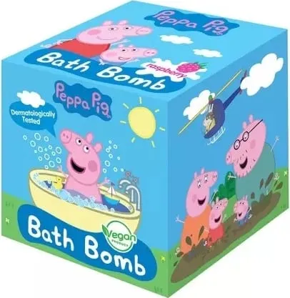 Bombë për banjë për fëmijë Peppa Pig Raspberry 165g - 1