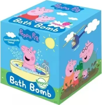 Bombë për banjë për fëmijë Peppa Pig Raspberry 165g