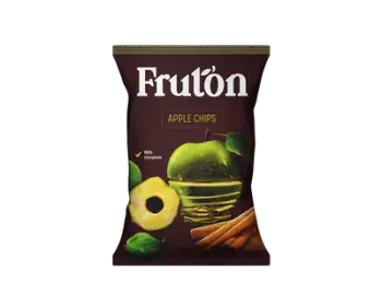 Çips Fruton Green Apple, me kanellë, 40g