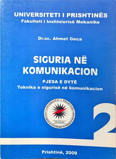 Siguria Ne Komunikacion 2 - Ahmet Geca - 1
