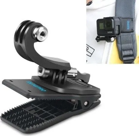 Mbajtëse për kamera sportive Ruigpro 360 Strap Mount, e zezë - 1