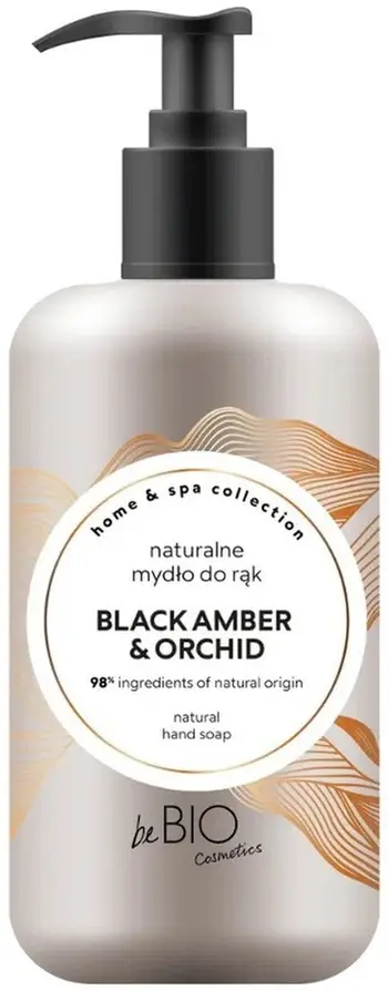 Sapun për duar BeBIO Home and Spa, Black Amber dhe Orchid, 300 ml