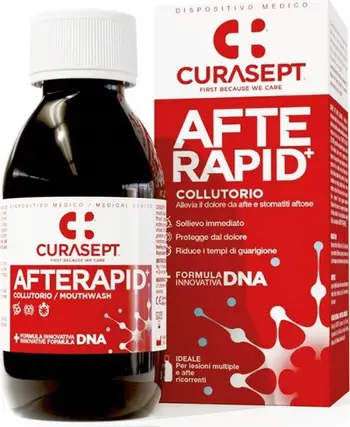 Shpëlarës goje Curasept AFTE Rapid, 125ml, pa alkool