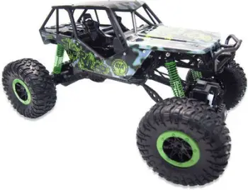 Lodër makinë me telekomandë Amewi Crazy Crawler, 4WD RTR 1:10 Rock Crawler 8+ (22217), e gjelbër