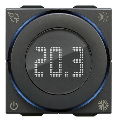 Termostat me prekje VIMAR IoT 2M, e zezë - 1