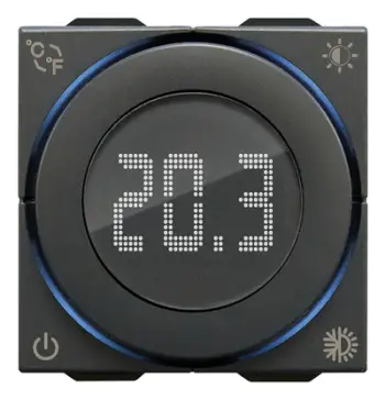 Termostat me prekje VIMAR IoT 2M, e zezë
