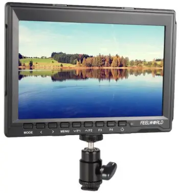 Monitor për kamerë Feelworld FW759, 7", HDMI, 4K, i zi