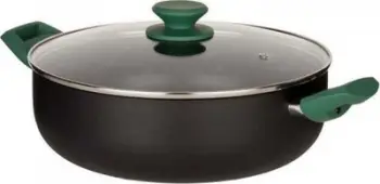 Tengere Kinvara Aluminium, 7L, 28cm, e zezë me jeshile