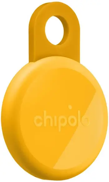 GPS tracker Chipolo LOOP, i rikarikueshëm, Apple dhe Google Find My, i verdhë