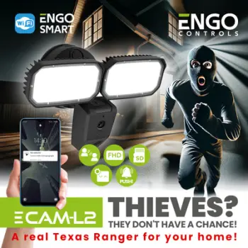 Kamerë IP Engo Smart ECAM - L2, LED, 4 Mpx, e bardhë