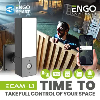 Kamerë IP Engo Smart ECAM - L1, LED, 4 Mpx, e bardhë