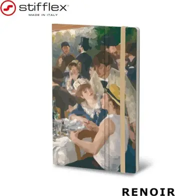 Bllok shënimesh Stifflex Renoir, 13x21cm, 192 faqe, shumëngjyrësh