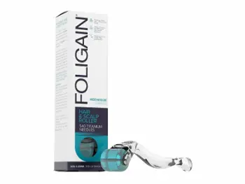Makinë microneedle Foligain Hair & Scalp Roller, 0.25 mm