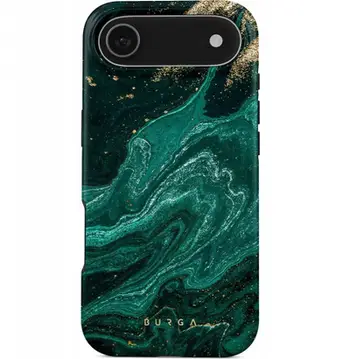 Mbulesë Burga Tough MagSafe për Apple iPhone 17 Pro, dizajn Emerald Pool, e gjelbër