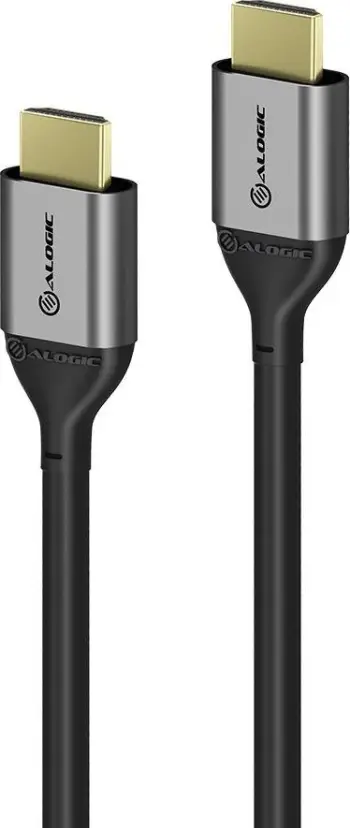 Kabllo Alogic HDMI - HDMI ULHD02-SGR, 2m, e zezë