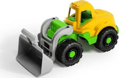 Lodër buldozer Tupiko Mini, plastikë e riciklueshme, shumëngjyrëshe - 1