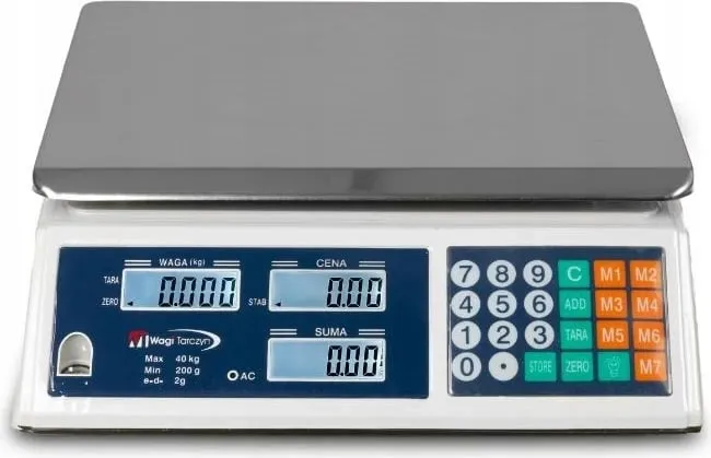 Peshore elektronike Wagi Tarczyn WT-202, 40 kg, e bardhë - 15