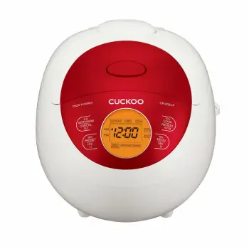 Furrë e mençur Rice Cooker Cuckoo / 0.54L / Model CR-0351F / 3D Heating System / Keep Warm Function – Bardhë / Kuq