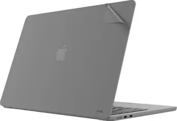 Set mbrojtës JCPal MacGuard 2in1 për MacBook Air 13" M2, film mbrojtës, Space Grey