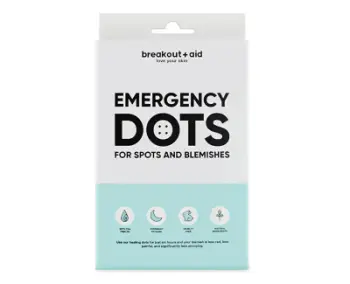 Trajtim për lëkurë të ndjeshme të prirur për puçrra Breakout + aid Emergency Dots