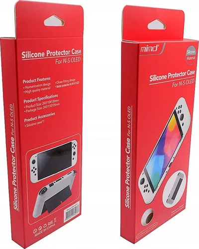 Mbrojtëse silikoni Mimd për Nintendo Switch, e bardhë - 2