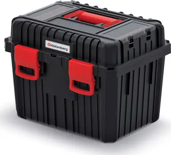 Kuti veglash Kistenberg HEAVY HV, kapak me organizues, 25kg, e zezë