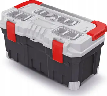 Kuti veglash Kistenberg TITAN KTIPA5530, me organizues, polimer i fortë, gri