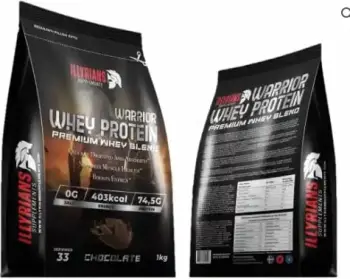 Suplement protein pluhur Whey lllyrians 1kg, chocolate