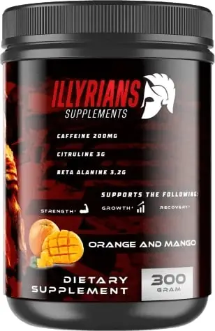Suplement PWO pluhur Illyrians, 300g, orange/mango