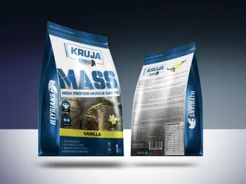 Suplement Gainer Illyrians, 1kg, vanilla