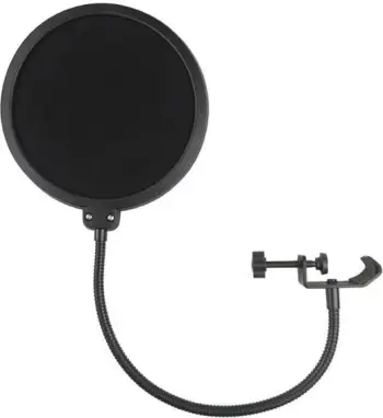 Pop filter NN POP 01 për mikrofon, 510 mm, najlon, i zi