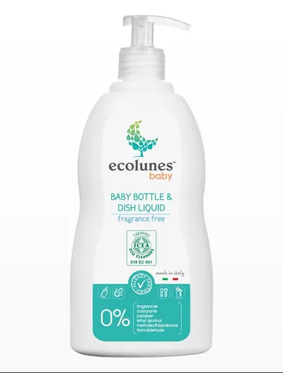 Larës për biberonë dhe enë të bebeve EcoLunes Baby Bottle & Dish Liquid, 500ml - 1
