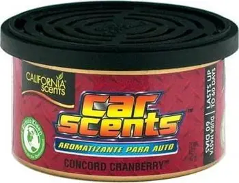 Osmanuk për veturë California Scents Concord Cranberry, aromë boronice, kuti metalike