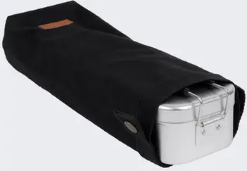 Çantë kampingu Trangia Roll Mess Tin Top Bag, madhësi e vogël, e zezë