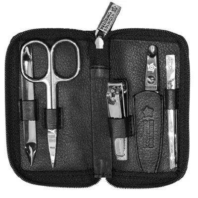 Set për manikyr Pfeilring Solingen kPF005, i zi, 5 mjete - 2