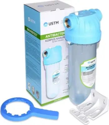 Shtëpizë antibakterial për filtër uji me mbajtës dhe shtrëngues EMI-PROTECT 1/2"