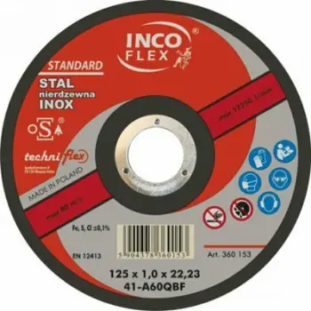 Disku prerës Inco Flex për metal Inox 125x1.0mm