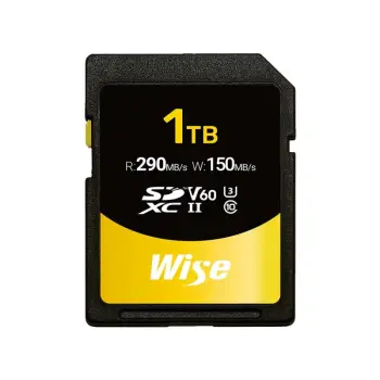 Kartë Memorie SD CARD Wise SDXC UHS-II V60 1TB R:290MBs / W:150MBs WI-SD-S1024