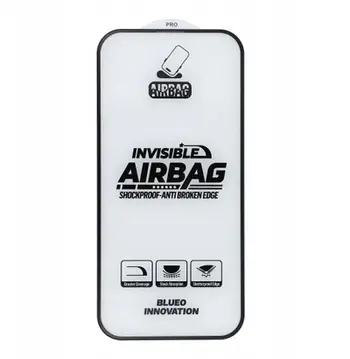 Xham mbrojtës Blueo Mr. Monkey 5D për iPhone 17 Pro, 0.26mm, airbag anti-broken, i zi