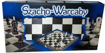 Set lojërash për tavolinë Magiera Chess-Checkers, 35 cm, +5 vjeç