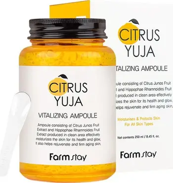 Ampulë për fytyrë FarmStay Citrus Yuja Revitalizing për femra 250ml
