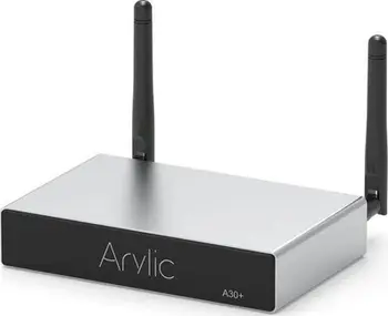 Amplifikator stereo Arylic A30 Plus, streamer multiroom Wi‑Fi Bluetooth, kompakt, i zi