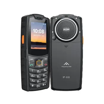 Telefon AGM Mobile M6 / 4G Rugged / speaker – e zezë