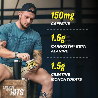 Suplement Cellucor Pre-Workout C4 Original 30 servings Strawberry Margarita, 201g - 6