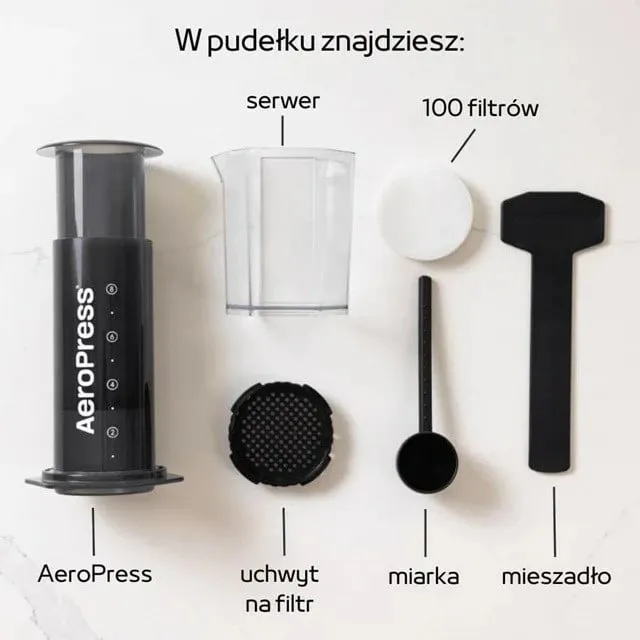 Aparat kafeje manual AeroPress XL, transparent - 2