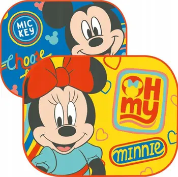 Mbulesa dielli për veturë Seven Car, Disney Minnie dhe Mickey, set, shumëngjyrëshe